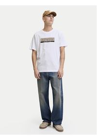Jack & Jones - Jack&Jones T-Shirt Rinwood 12283628 Biały Regular Fit. Kolor: biały. Materiał: bawełna #6
