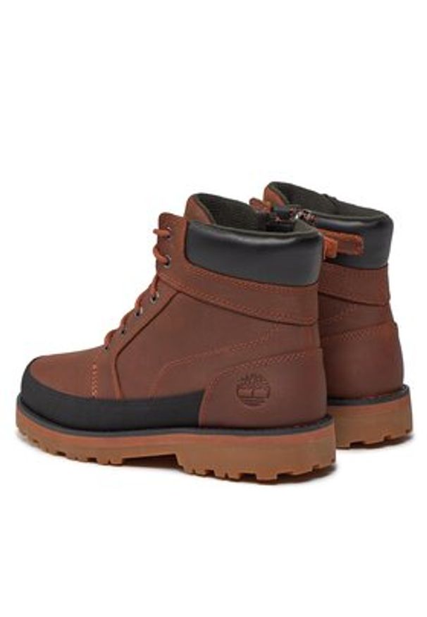 Timberland Trapery Courma Kid Boot W/ Rand TB0A62WNF131 Brązowy. Kolor: brązowy. Materiał: skóra