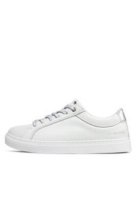 Trussardi Jeans - Trussardi Sneakersy 77A00383 Biały. Kolor: biały. Materiał: skóra #9