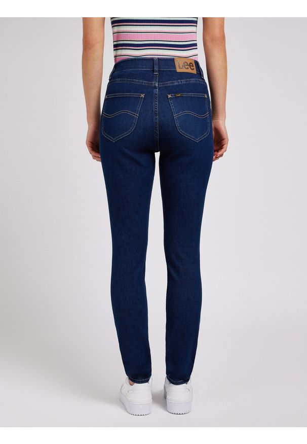 Lee - LEE DAMSKIE SPODNIE JEANSOWE ULC SKINNY DEEPEST DARK 112351235 L35V016198