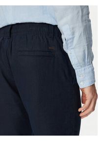 BOSS Chinosy Sanderson-L-3 50559595 Granatowy Regular Fit. Kolor: niebieski. Materiał: len #5