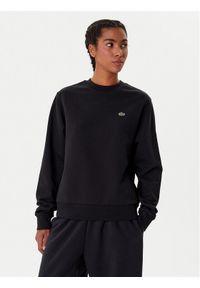 Lacoste Bluza SF5270 Czarny Regular Fit. Kolor: czarny. Materiał: bawełna