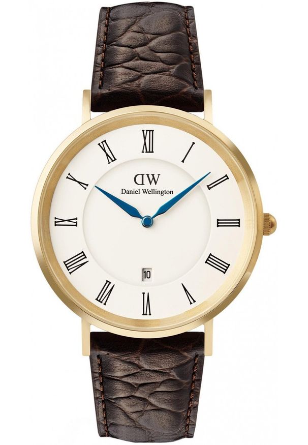 Zegarek Daniel Wellington Zegarek męski Daniel Wellington DW00100912 brązowy. Kolor: brązowy