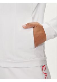 EA7 Emporio Armani Bluza 3DTM01 TJTXZ 1100 Biały Slim Fit. Kolor: biały. Materiał: bawełna #3