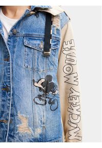 Desigual Kurtka jeansowa MICKEY Art. 24SWEW22 Écru Regular Fit. Materiał: bawełna #4