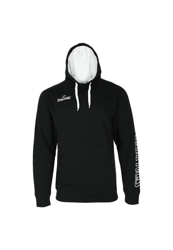 SPALDING - Bluza Spalding Team II. Kolor: czarny. Materiał: bawełna. Sport: koszykówka