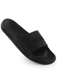 Big-Star - Klapki damskie sportowe czarne Big Star OO274044. Okazja: na co dzień, na plażę. Kolor: czarny. Materiał: materiał. Styl: sportowy #1