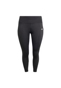 Adidas - Legginsy Optime Full-Length (Plus Size). Kolekcja: plus size. Kolor: czarny. Materiał: materiał