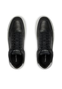 Calvin Klein Jeans Sneakersy Chunky Cupsole Low Lth In Sat YM0YM00873 Czarny. Kolor: czarny. Materiał: materiał