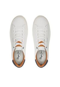 Pepe Jeans Sneakersy Yogi Original 23 PMS30930 Biały. Kolor: biały. Materiał: skóra #6