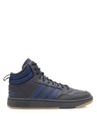 Adidas - adidas Sneakersy Hoops 3.0 Mid Winter IF2635 Szary. Kolor: szary