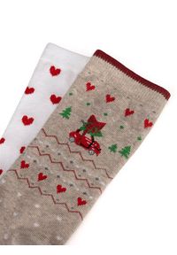 Jenny Fairy Skarpety długie 4WB-004-AW24 (2-pack) Biały. Kolor: biały. Materiał: bawełna #2