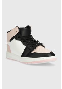 Answear Lab sneakersy kolor różowy. Nosek buta: okrągły. Kolor: różowy. Materiał: guma. Szerokość cholewki: normalna #2