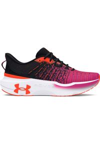 Damskie buty do biegania Under Armour Infinite Elite. Kolor: wielokolorowy, czarny, pomarańczowy. Materiał: guma, syntetyk. Sport: turystyka piesza #1
