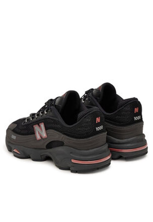 New Balance Sneakersy U100010A Czarny. Kolor: czarny. Materiał: skóra