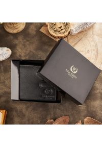 Portfel skórzany PAOLO PERUZZI T-77-BL czarny. Kolor: czarny. Materiał: skóra #1