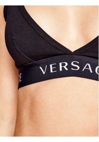 VERSACE - Versace Biustonosz braletka Logo AUD04069 Czarny. Kolor: czarny. Materiał: bawełna