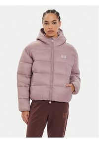 EA7 Emporio Armani Kurtka puchowa 6DTB17 TNGPZ Różowy Regular Fit. Kolor: różowy. Materiał: syntetyk