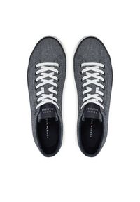 TOMMY HILFIGER - Tommy Hilfiger Tenisówki Th Hi Vulc Low Core Chambray FM0FM05389 Niebieski. Kolor: niebieski. Materiał: materiał