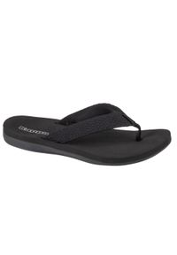 Japonki damskie Kappa 242668GC1116. Kolor: czarny. Materiał: tkanina, materiał, syntetyk