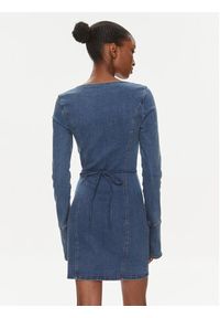 ROTATE Sukienka jeansowa 1119351826 Niebieski Slim Fit. Kolor: niebieski. Materiał: jeans, bawełna #3