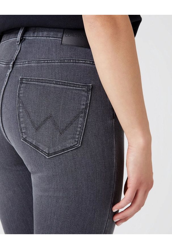 Wrangler - WRANGLER HIGH RISE SKINNY DAMSKIE SPODNIE JEANSOWE SOFT SMOKE W27HZJ29U 112144779