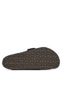 Birkenstock Klapki Kyoto 1029137 Brązowy. Kolor: brązowy. Materiał: skóra, zamsz