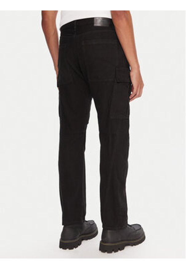 G-Star RAW - G-Star Raw Spodnie materiałowe Contor 3D D27049-D491 Czarny Regular Fit. Kolor: czarny. Materiał: bawełna