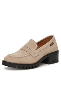 G-Star RAW - G-Star Raw Loafersy WI34-JANELLE-01 Beżowy. Kolor: beżowy. Materiał: zamsz, skóra #4