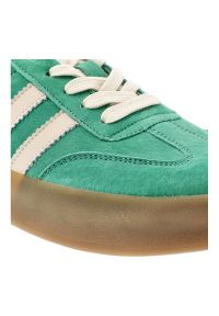 Zielone Sneakersy Filippo Sportowe Obuwie Damskie. Okazja: na co dzień. Zapięcie: pasek. Kolor: zielony. Materiał: guma, zamsz. Szerokość cholewki: normalna #3