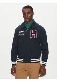 Hechter Paris Kurtka bomber 50131 151203 Granatowy Regular Fit. Kolor: niebieski. Materiał: bawełna, syntetyk #1