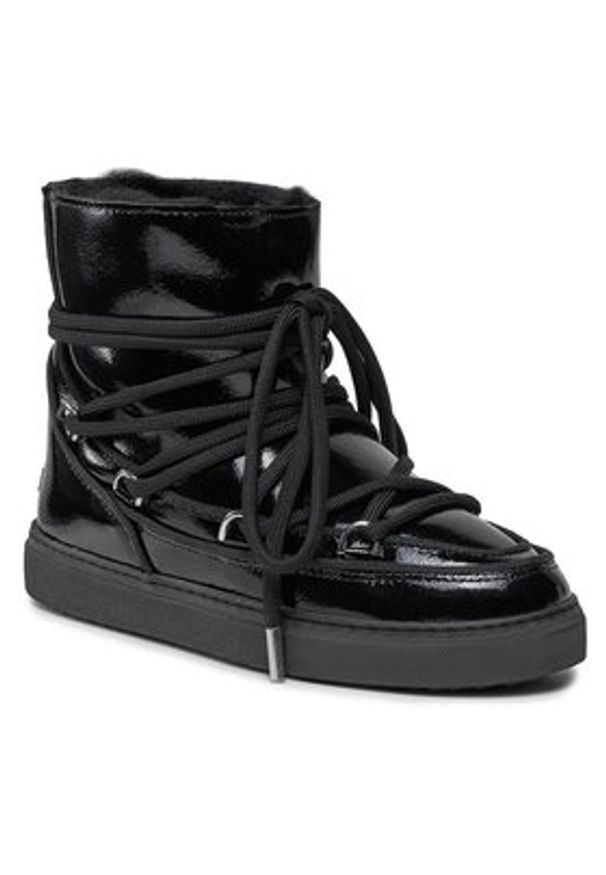 Inuikii Śniegowce Full Leather 75202-094 Czarny. Kolor: czarny. Materiał: skóra, lakier