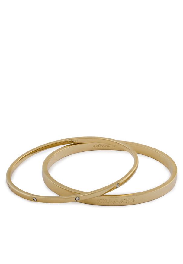 Coach Zestaw bransoletek 37520598 Złoty. Materiał: metalowe. Kolor: złoty