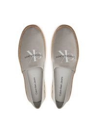 Calvin Klein Jeans Espadryle Espadrille Slipon Ml YM0YM00935 Szary. Kolor: szary. Materiał: materiał