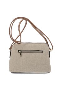 Beżowa Stylowa Damska Torebka Rieker. Kolor: beżowy. Materiał: skórzane. Styl: elegancki. Rodzaj torebki: na ramię #6