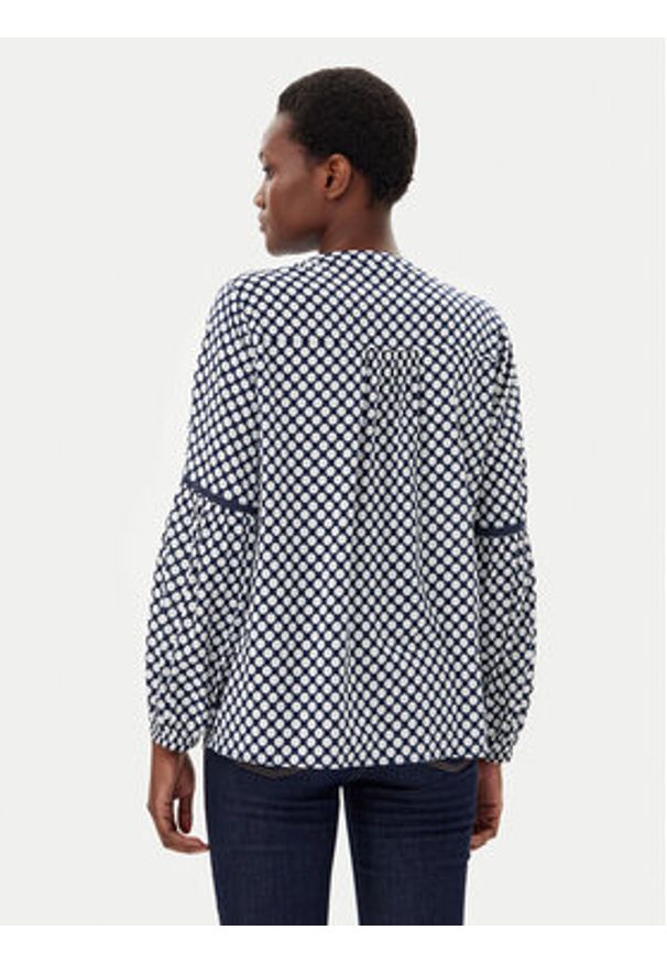 Olsen Koszula 12002115 Granatowy Regular Fit. Kolor: niebieski. Materiał: bawełna