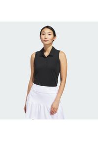 Adidas - Koszulka Women's Ultimate365 Solid Sleeveless Polo. Okazja: na co dzień. Typ kołnierza: polo. Kolor: czarny. Materiał: materiał. Styl: casual #1