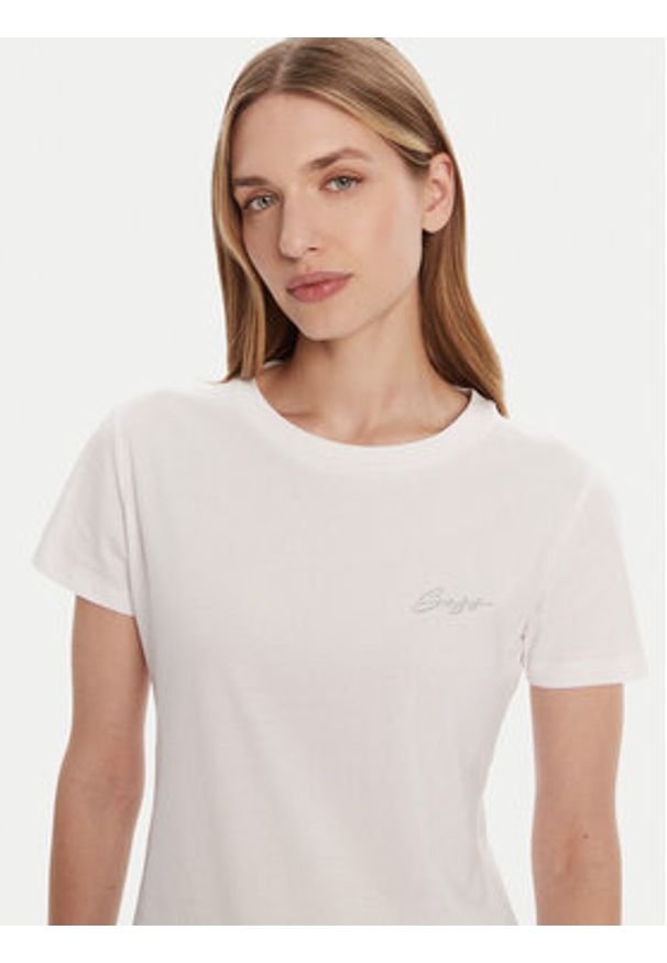 BOSS T-Shirt 50549184 Biały Regular Fit. Kolor: biały. Materiał: bawełna