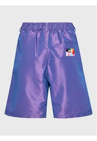 Reebok Szorty materiałowe NAO SERATI HN9115 Fioletowy Relaxed Fit. Kolor: fioletowy. Materiał: syntetyk