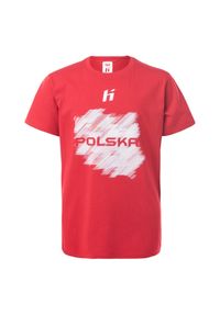 Huari - T-shirt Dziecięca Poland Fan. Kolor: czerwony, wielokolorowy, biały. Sport: turystyka piesza #1