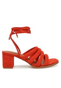 DeeZee Sandały XFV28178-D1 Czerwony. Kolor: czerwony. Materiał: materiał #1