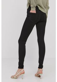 Vero Moda Jeansy damskie medium waist. Kolor: czarny #4