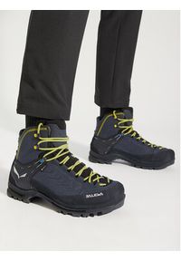 Salewa Trekkingi Rapace Gtx GORE-TEX 61332-0960 Granatowy. Kolor: niebieski. Materiał: nubuk, skóra. Technologia: Gore-Tex. Sport: turystyka piesza #3