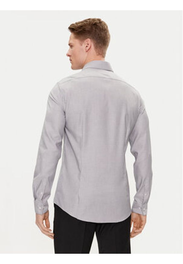 Calvin Klein Koszula K10K112588 Granatowy Slim Fit. Kolor: niebieski. Materiał: bawełna