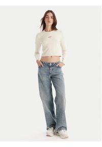 Hugo - HUGO Bluzka Duspark 50550132 Beżowy Slim Fit. Kolor: beżowy. Materiał: bawełna #3