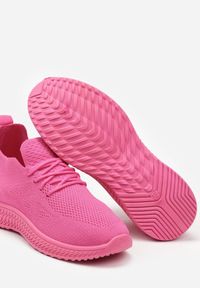 Born2be - Fuksjowe Buty Sportowe Cenelia. Kolor: różowy. Materiał: materiał, tkanina. Szerokość cholewki: normalna #5