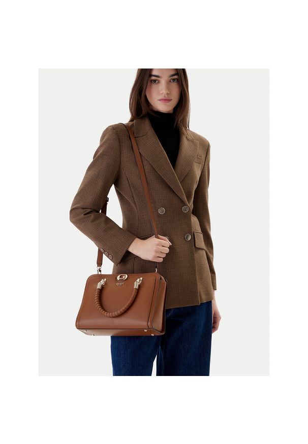 Torebka Guess. Kolor: brązowy