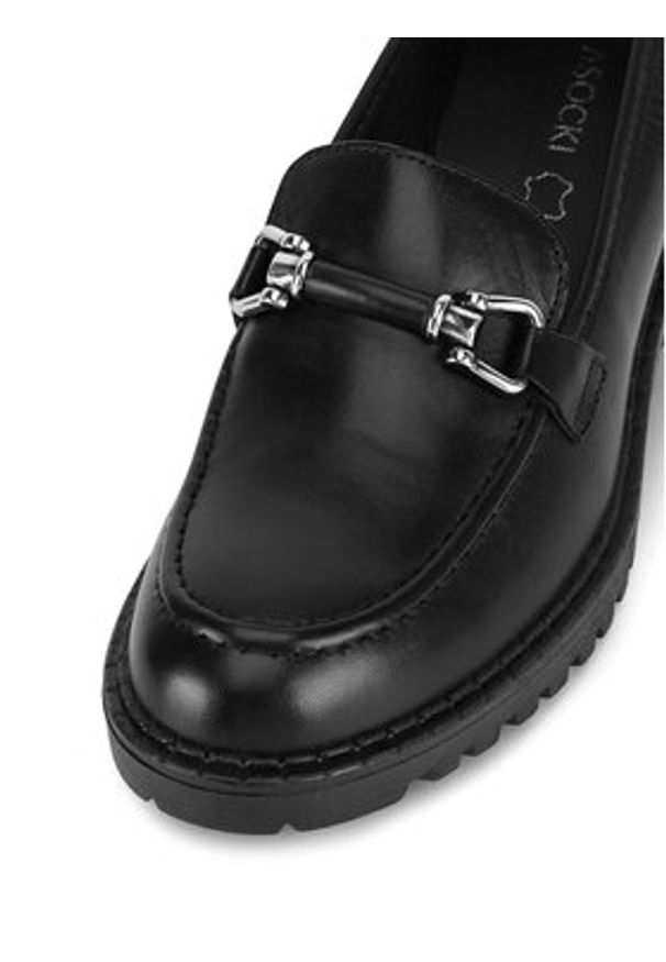 Lasocki Loafersy WB-RONA-22 Czarny. Kolor: czarny. Materiał: skóra