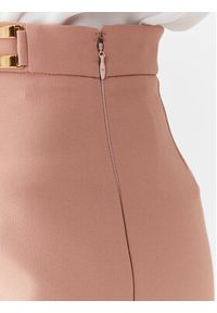 Elisabetta Franchi Spódnica mini GO-018-36E2-V220 Różowy Slim Fit. Kolor: różowy. Materiał: syntetyk
