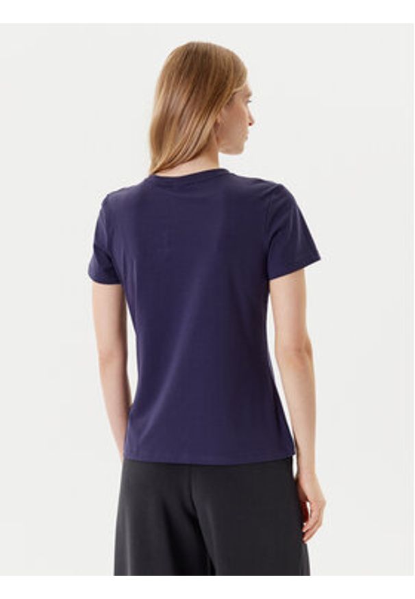 Guess T-Shirt V5YI08 J1314 Granatowy Regular Fit. Kolor: niebieski. Materiał: bawełna